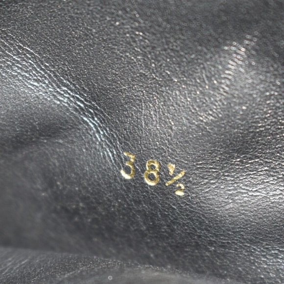 $900 FRAME LE CANON TALL BOOT BLACK LEATHER PLATFORM CORK 38.5 (ME36) - Picture 8 of 8